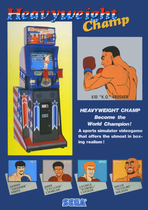 Heavyweight Champ Arcade Game Cover